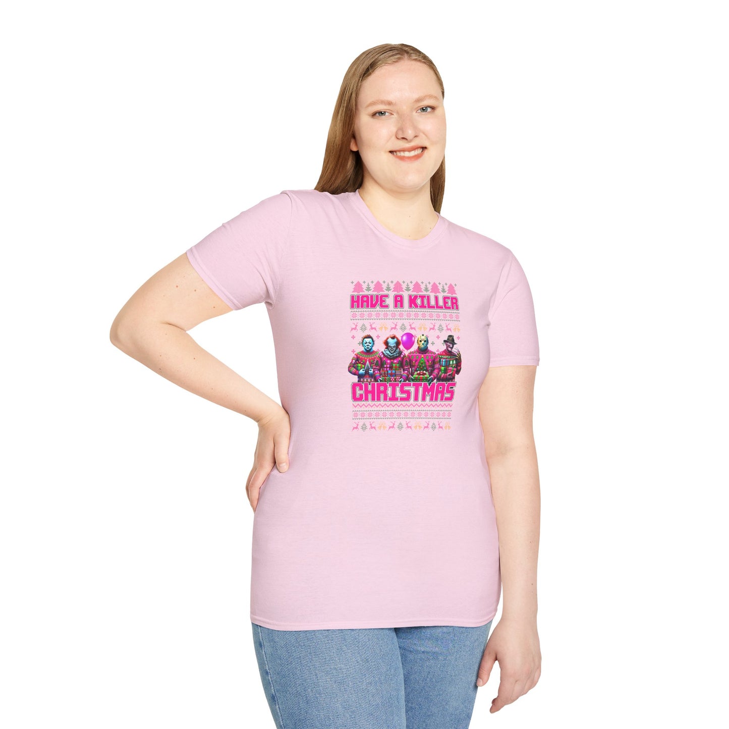 Psycho Pink Christmas Tee