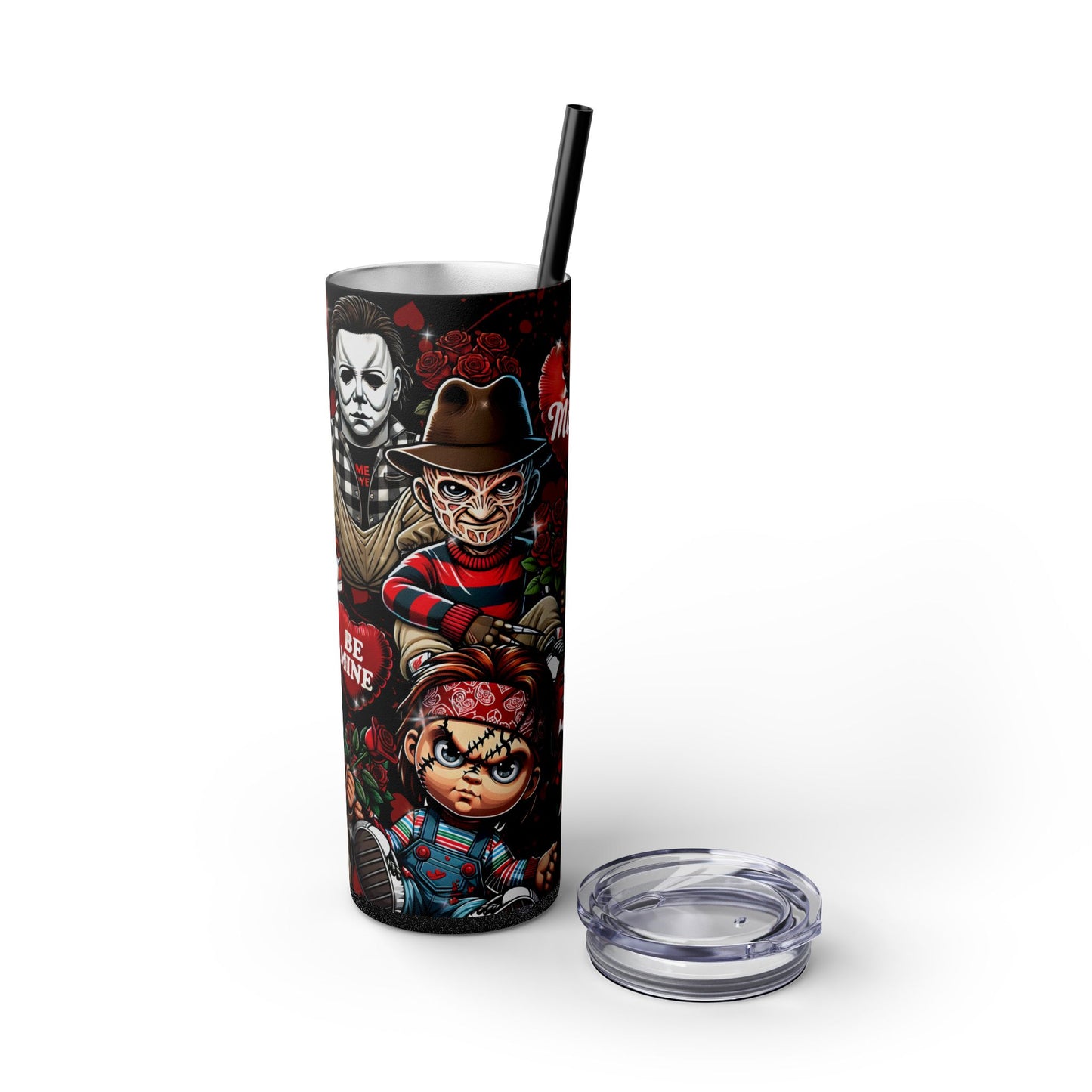 Be Mine Tumbler – Chibi Horror Icons Valentine