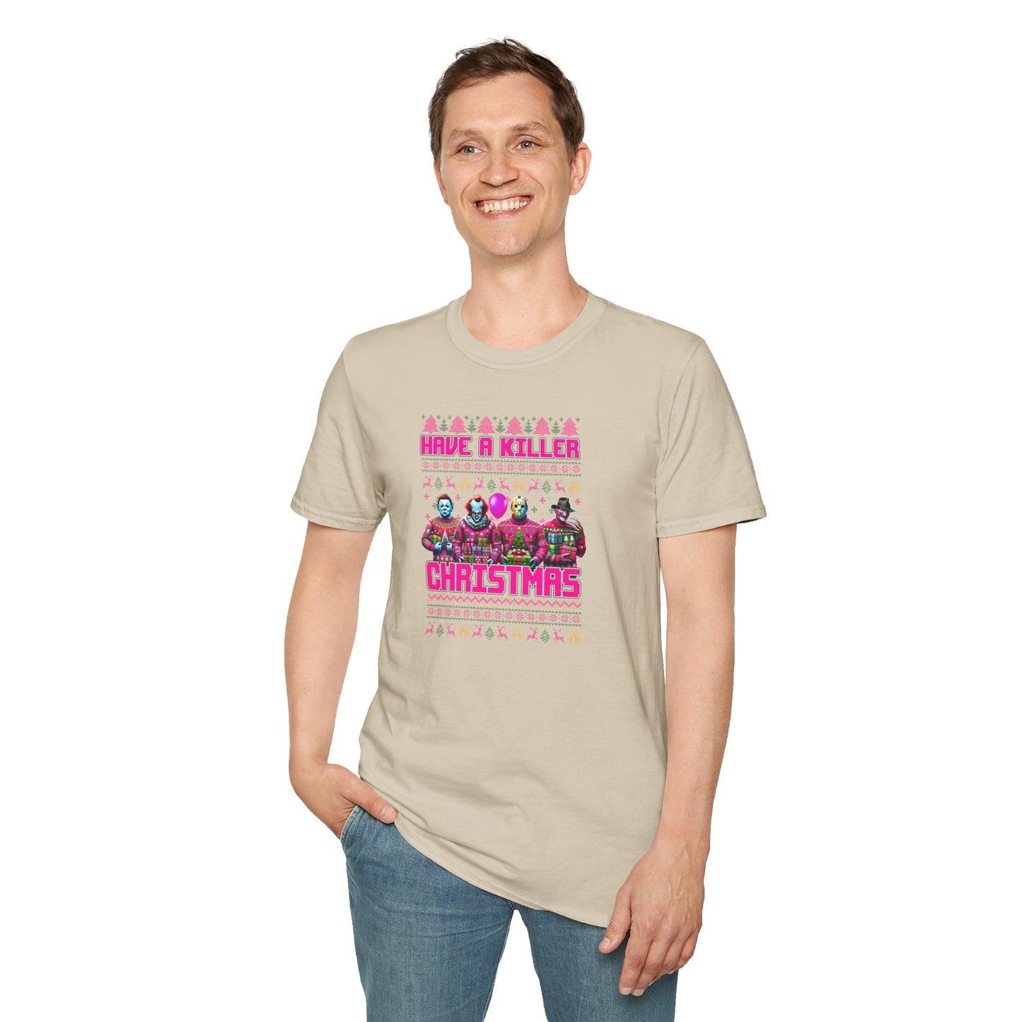 Psycho Pink Christmas Tee