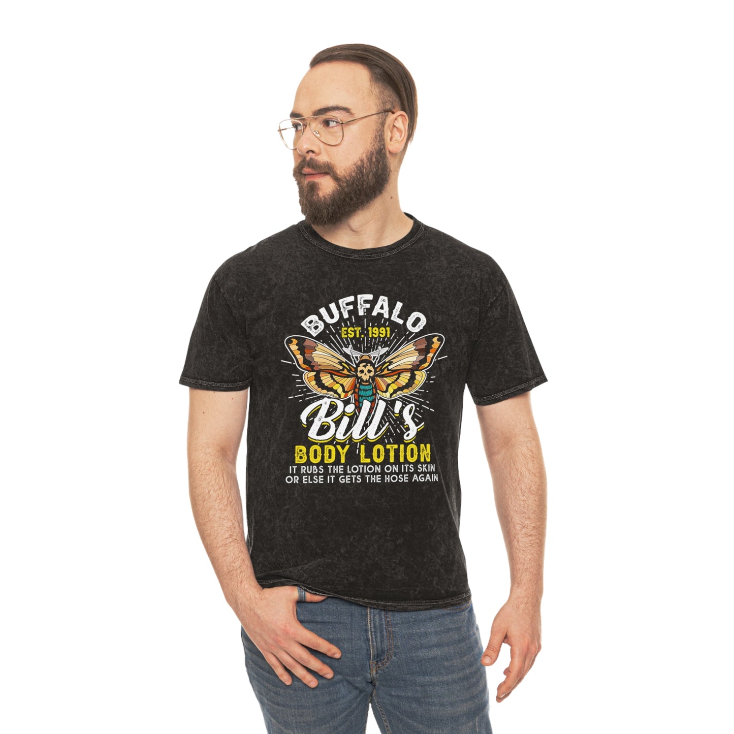 Buffalo Bill's Body Lotion Unisex Mineral Wash T-Shirt