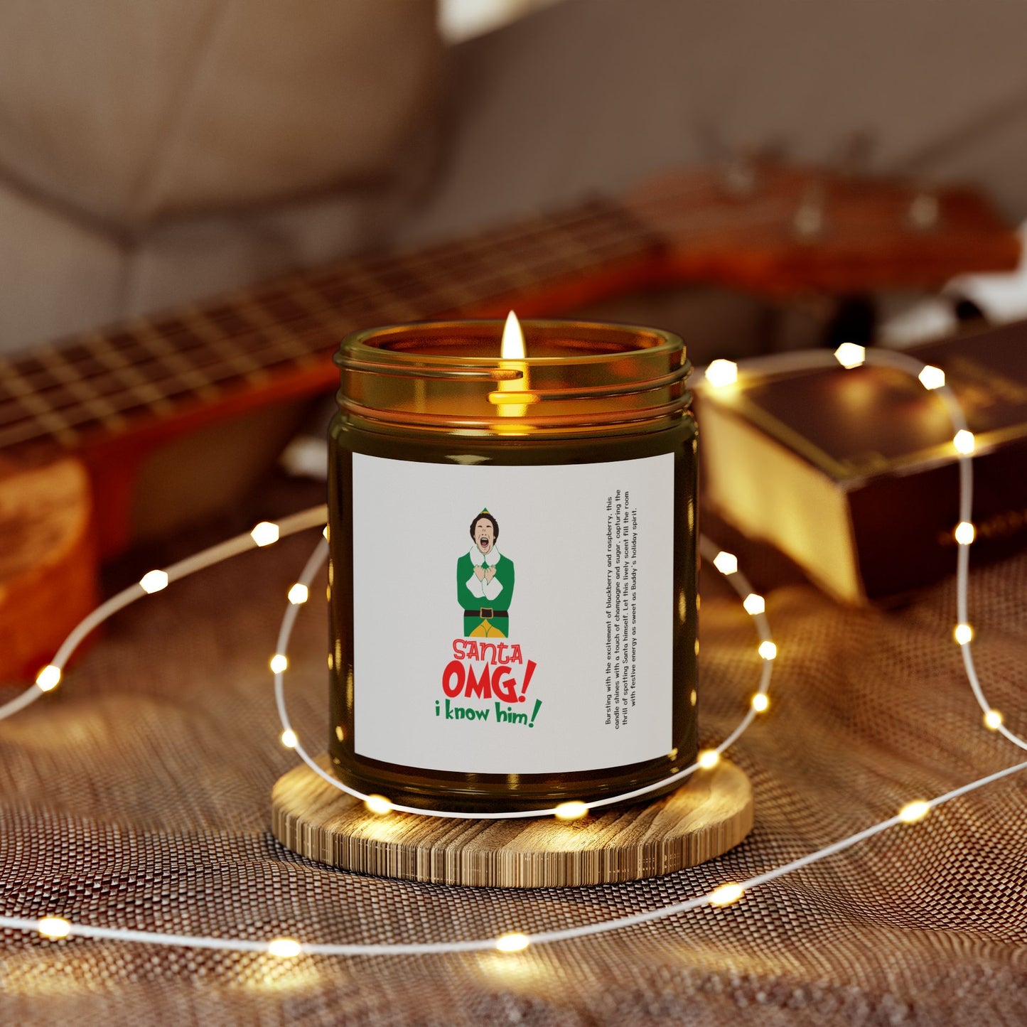 I Know Him Scented Candle, Coconut Apricot Wax