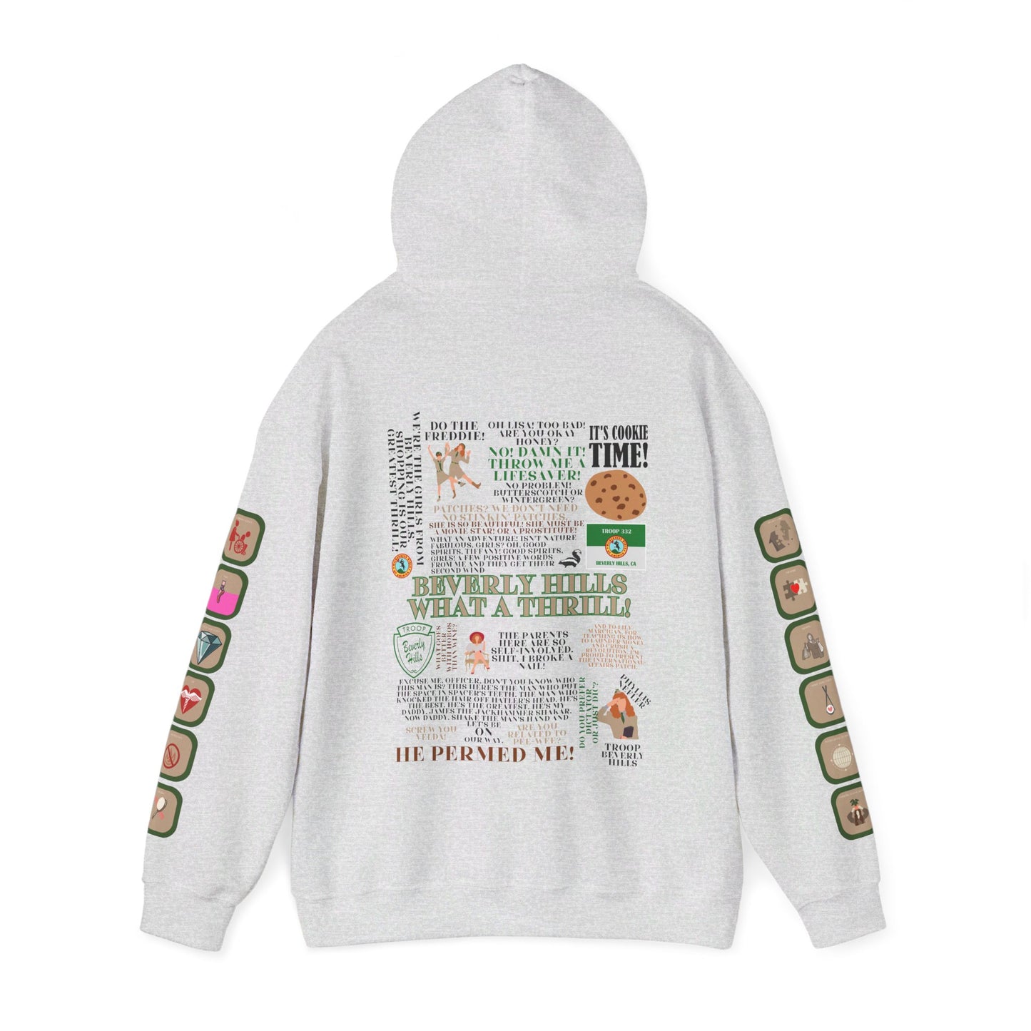 Troop Beverly Hills Quote Hoodie - Oodles of Patches