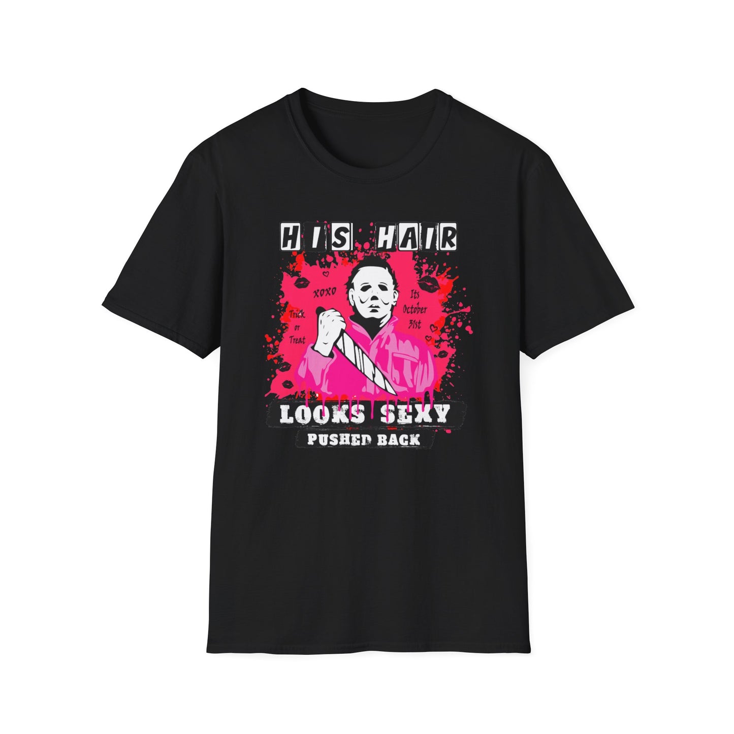 His Hair Looks Sexy Pushed Back Tee