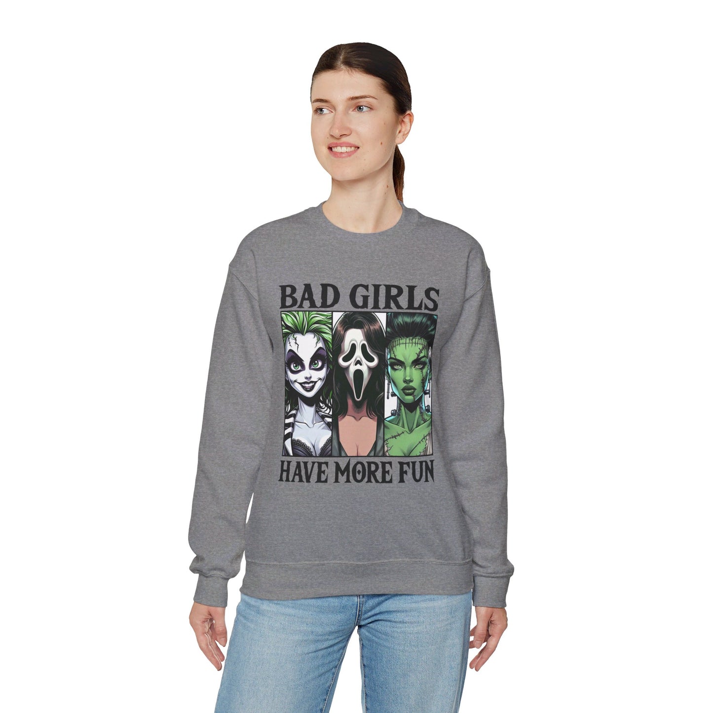 Bad Girls Have More Fun - Ghoulish Trio Pullover