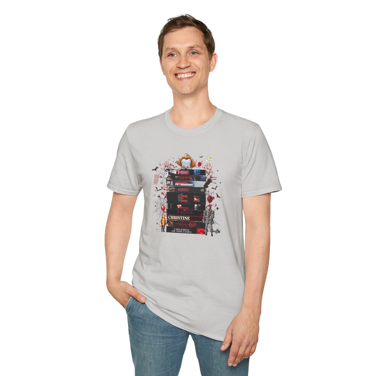 King of Horror Movie Stack Tee