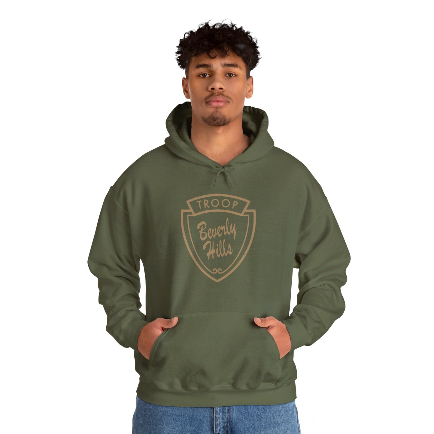 Troop Beverly Hills Logo Only Hoodie - No Stinking Patches