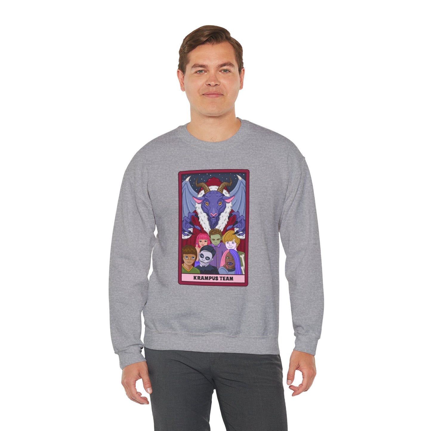 Krampus Team: Spooky Holiday Pullover