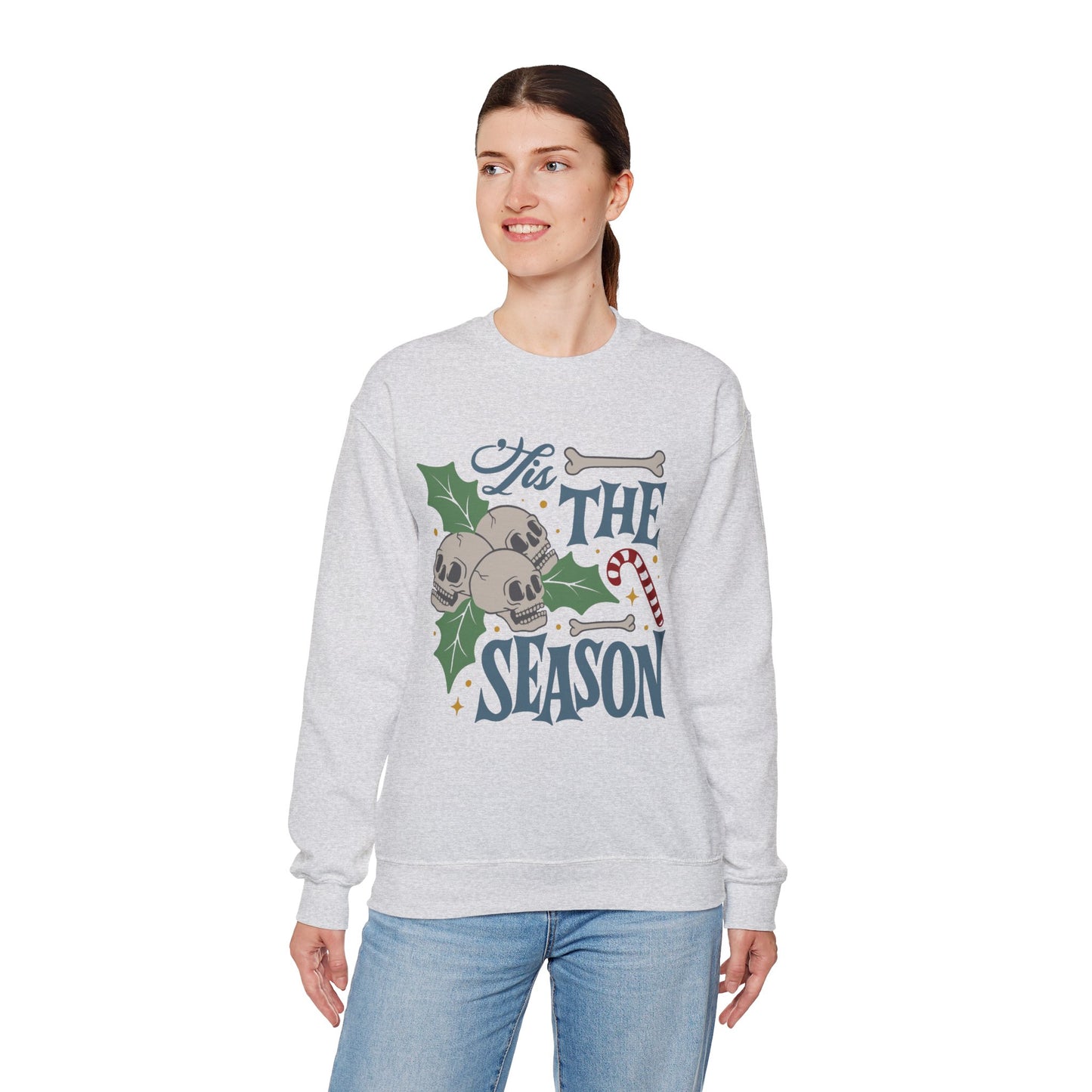 Tis the Season Skulls Sweatshirt