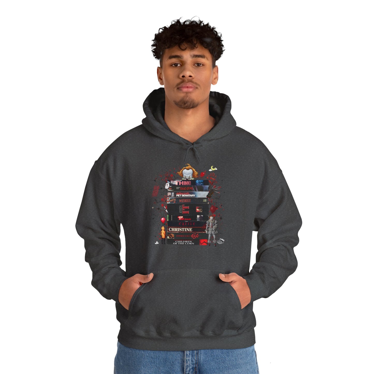 King of Horror Movie Stack Hoodie