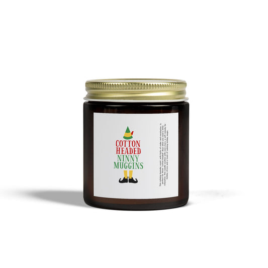 Cotton-Headed Ninny Muggins Scented Candle, Coconut Apricot Wax