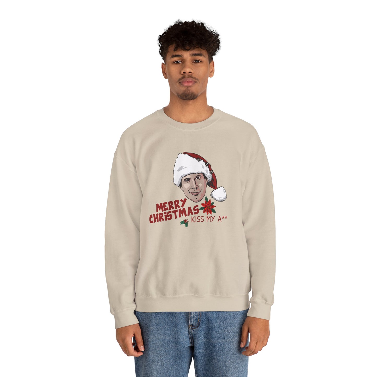 Kiss My A** Christmas Sweatshirt