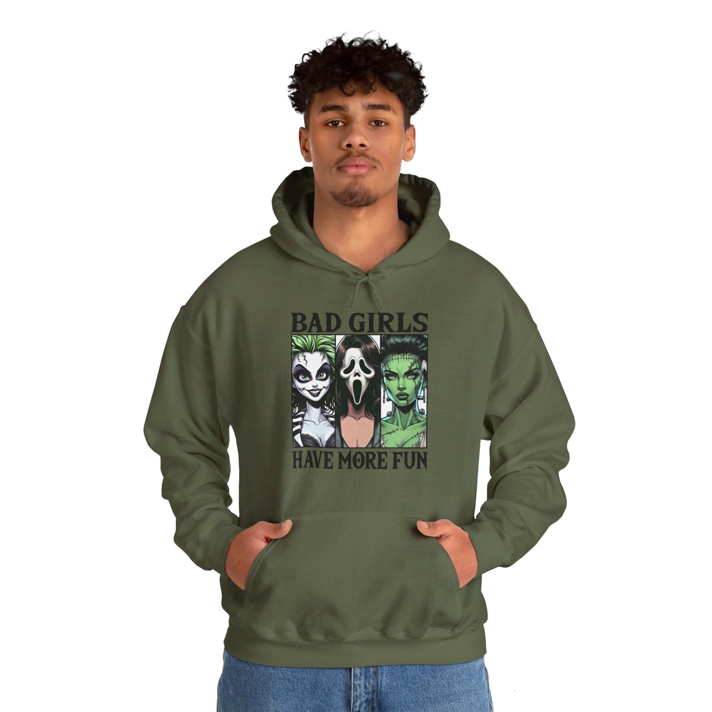 Bad Girls Have More Fun - Ghoulish Trio Hoodie