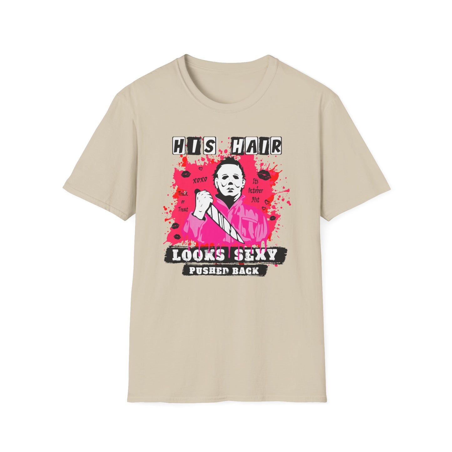 His Hair Looks Sexy Pushed Back Tee