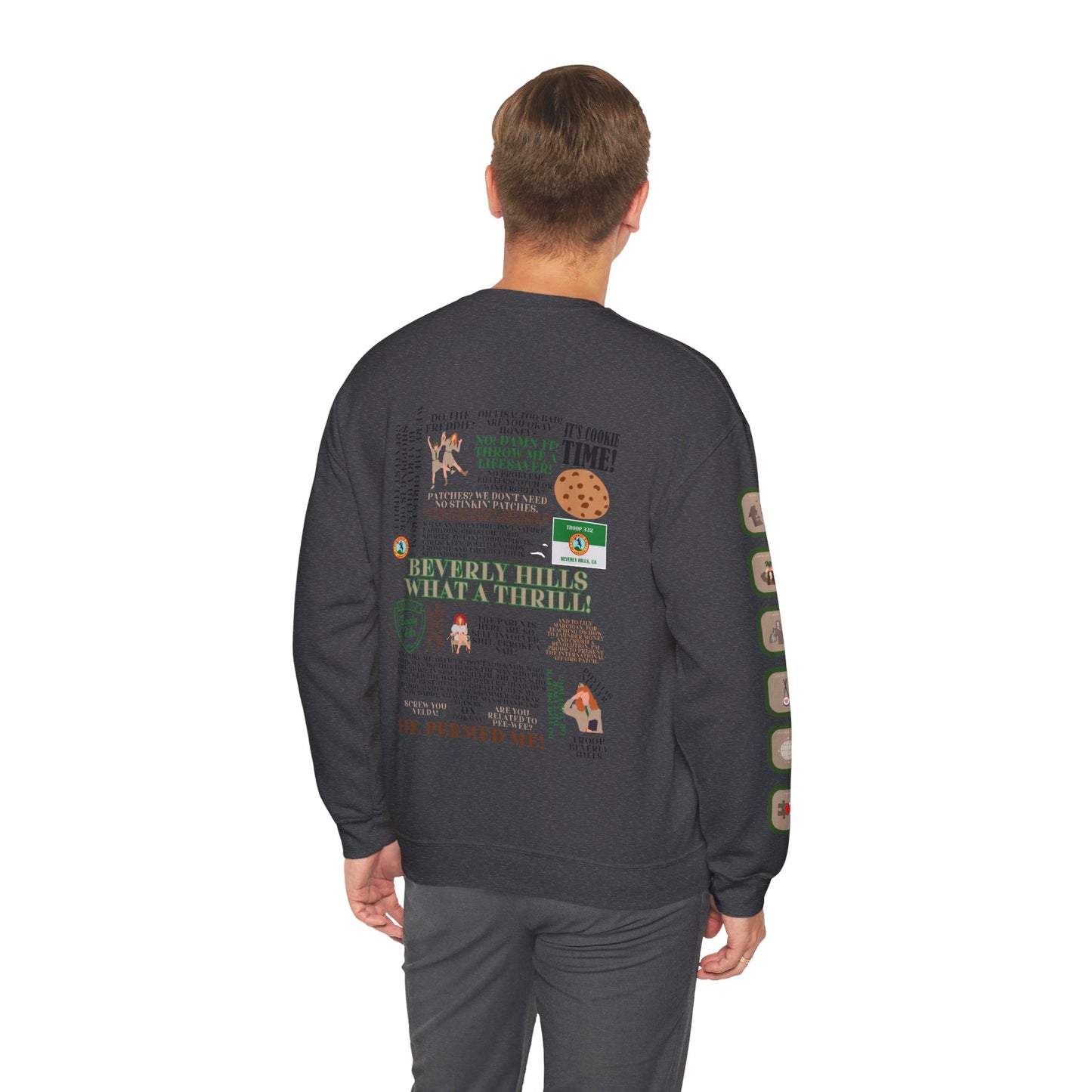 Troop Beverly Hills Quote Pullover - Oodles of Patches