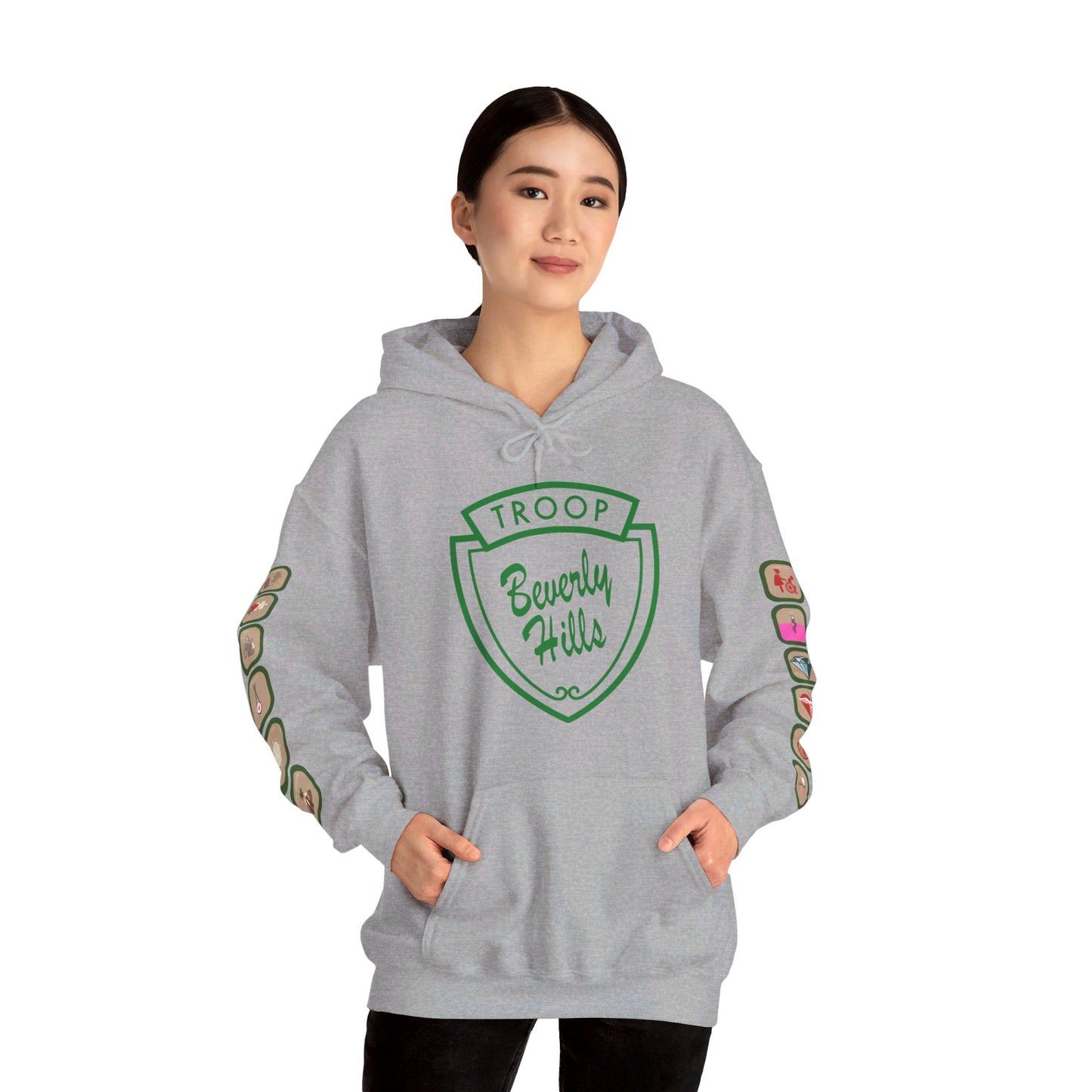 Troop Beverly Hills Logo Only Hoodie - Oodles of Patches