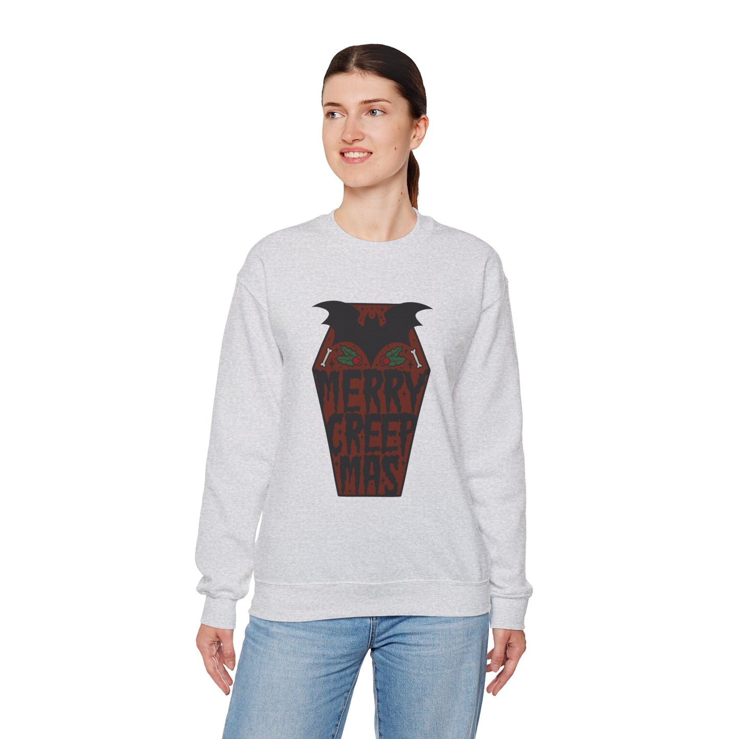 Merry Creepmas Coffin Sweatshirt