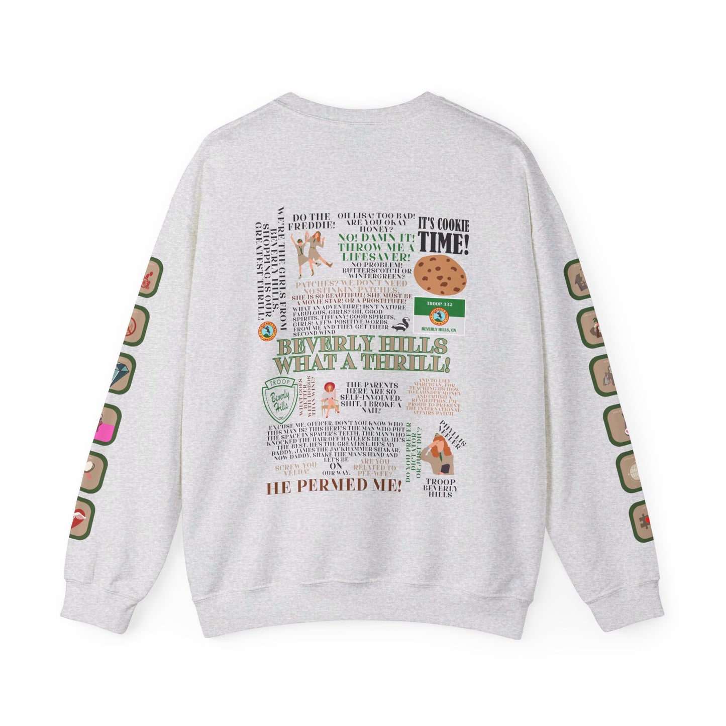 Troop Beverly Hills Quote Pullover - Oodles of Patches