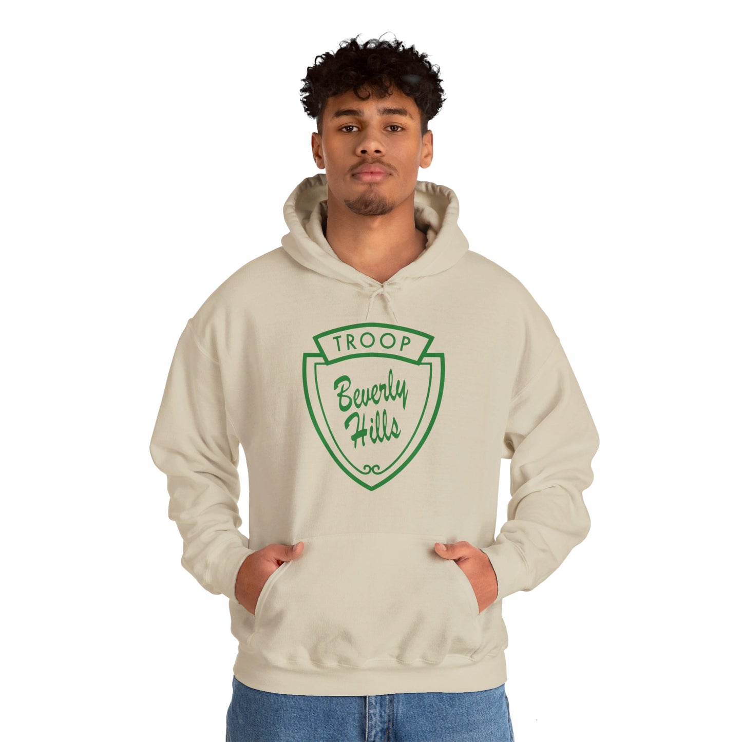 Troop Beverly Hills Logo Only Hoodie - No Stinking Patches