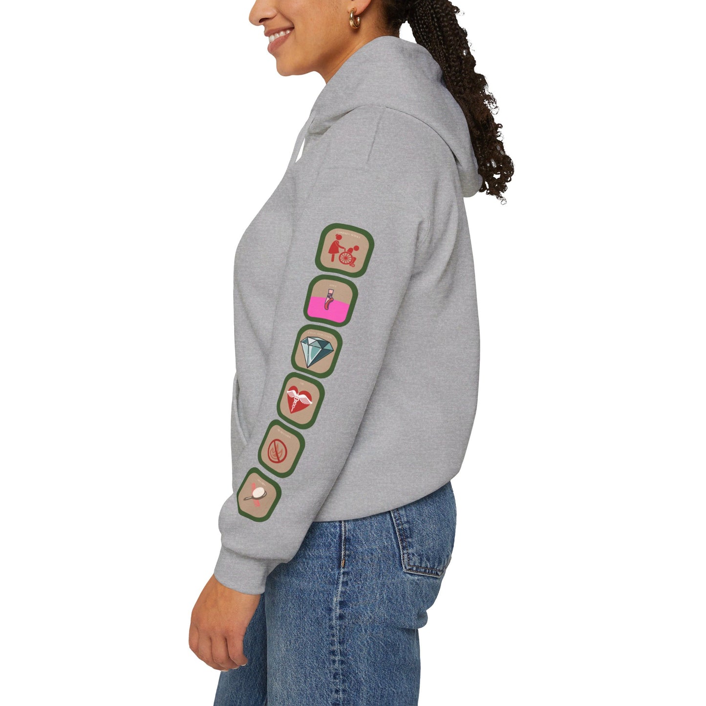 Troop Beverly Hills Logo Only Hoodie - Oodles of Patches