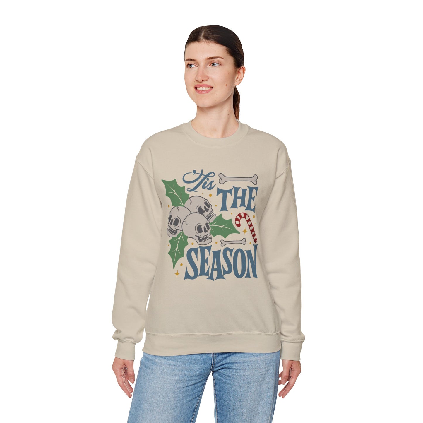 Tis the Season Skulls Sweatshirt