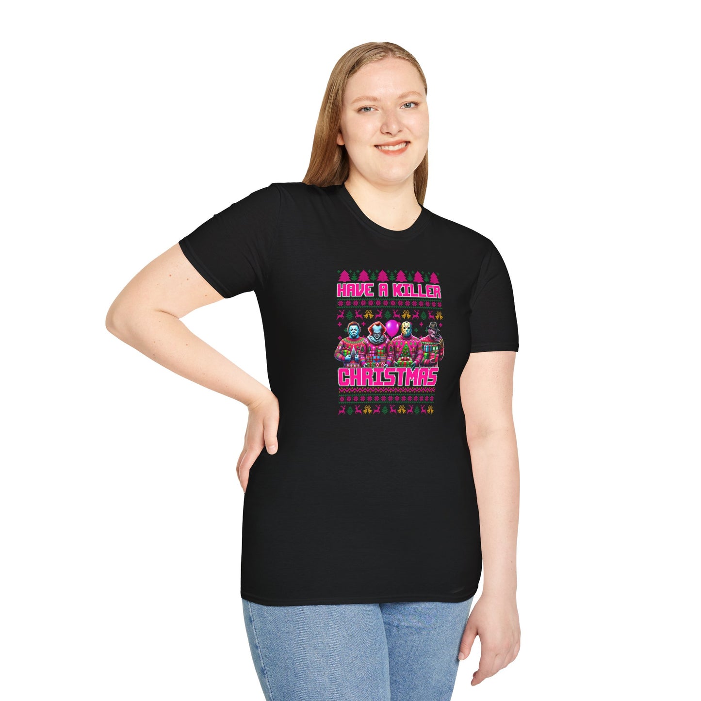 Psycho Pink Christmas Tee