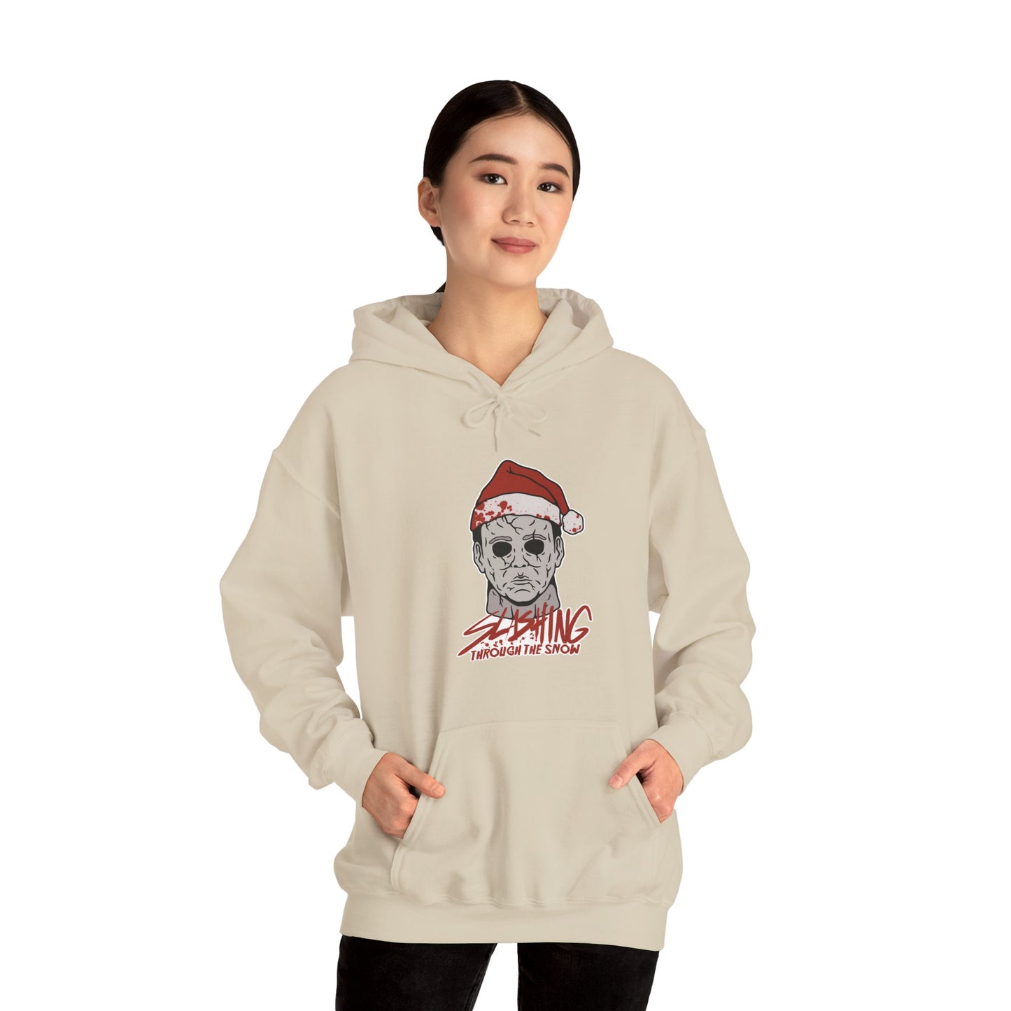 Slashing Through the Snow Hoodie