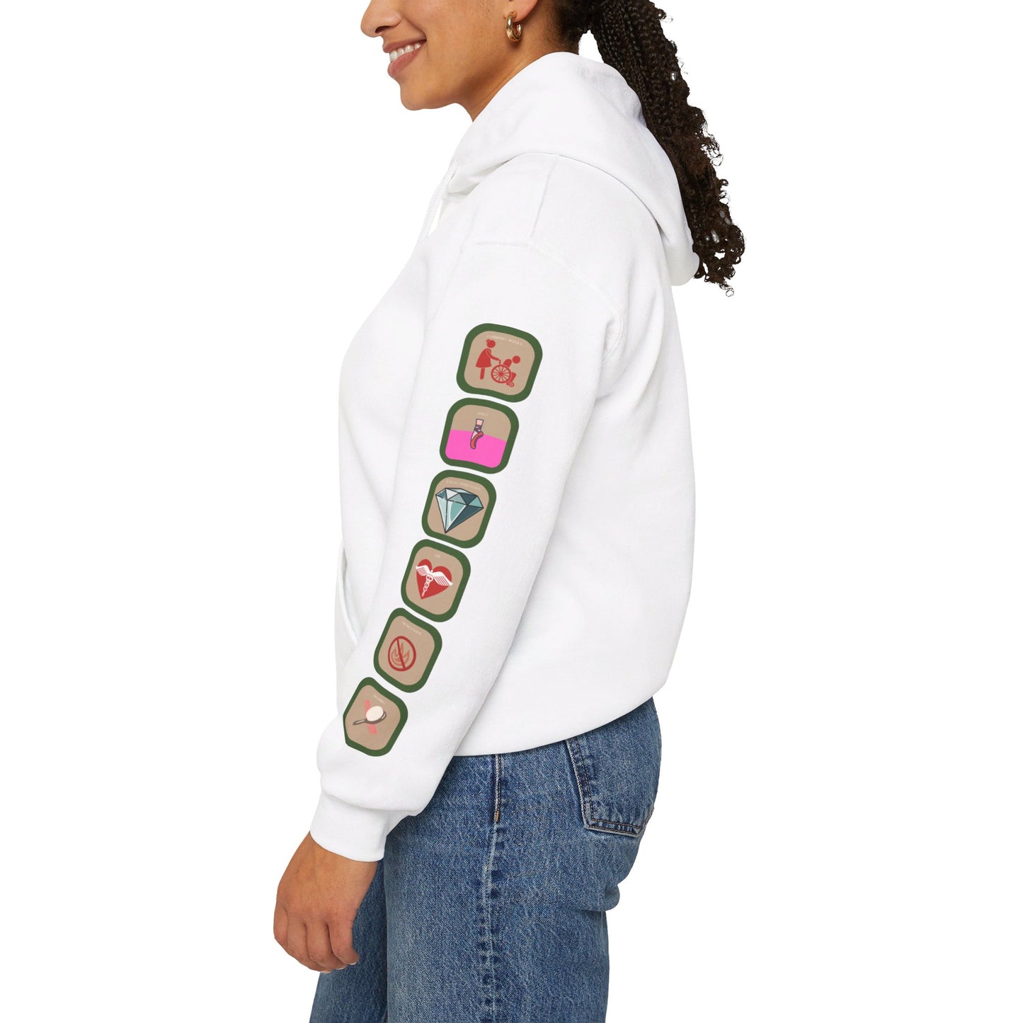 Troop Beverly Hills Logo Only Hoodie - Oodles of Patches