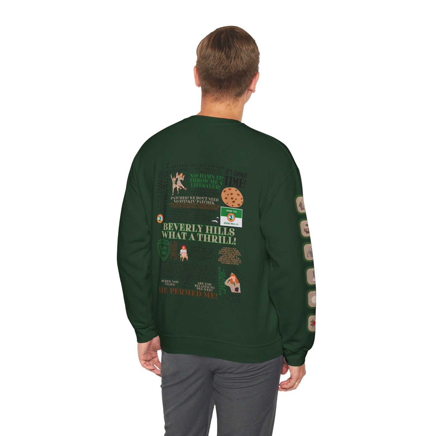 Troop Beverly Hills Quote Pullover - Oodles of Patches