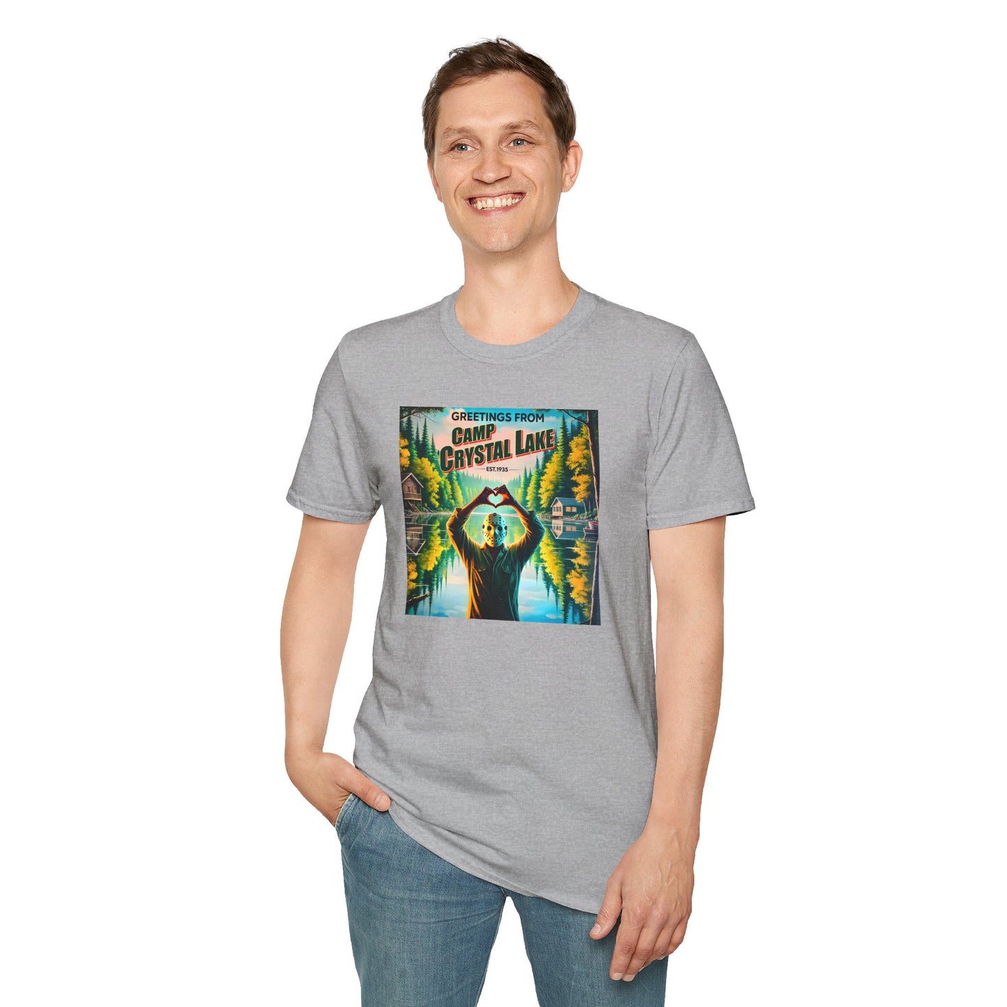 Camp Crystal Lake Greetings Tee