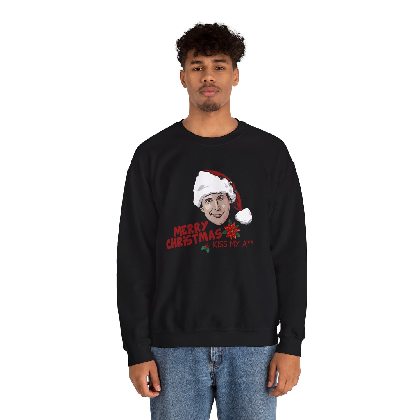 Kiss My A** Christmas Sweatshirt