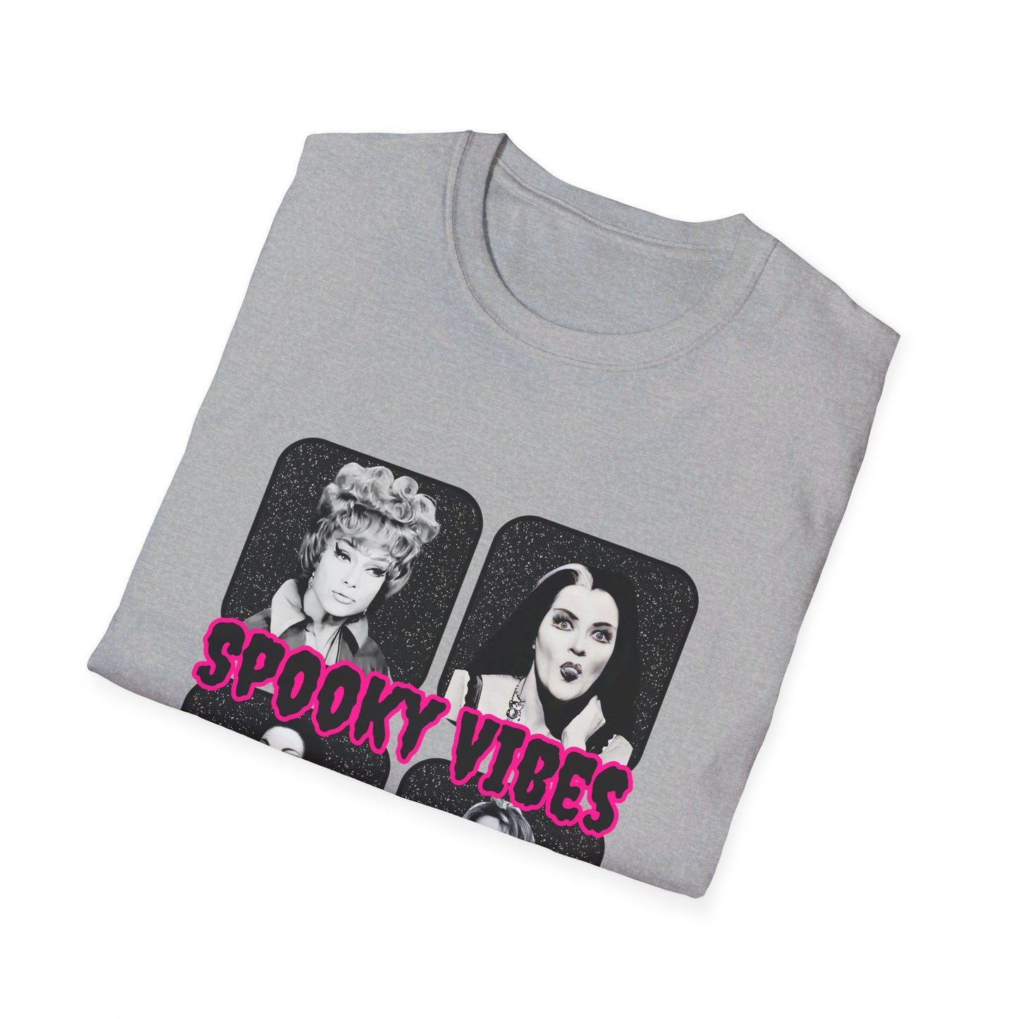 Spooky Vibes Tee - Pink Font