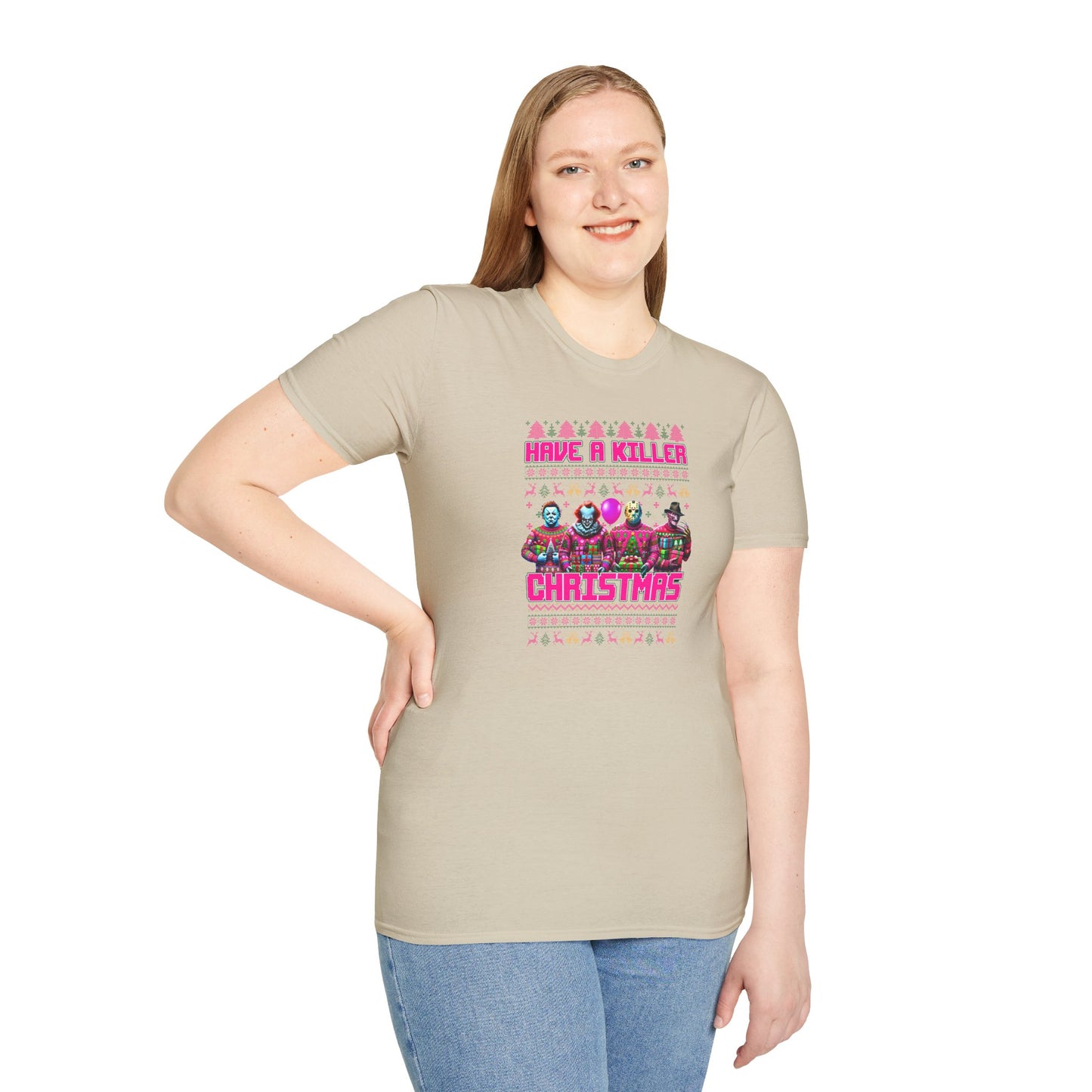 Psycho Pink Christmas Tee