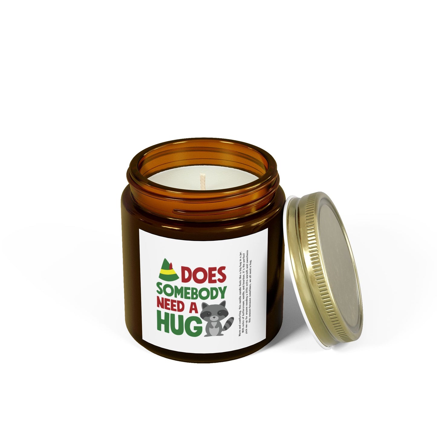 Need A Hug Scented Candle, Coconut Apricot Wax