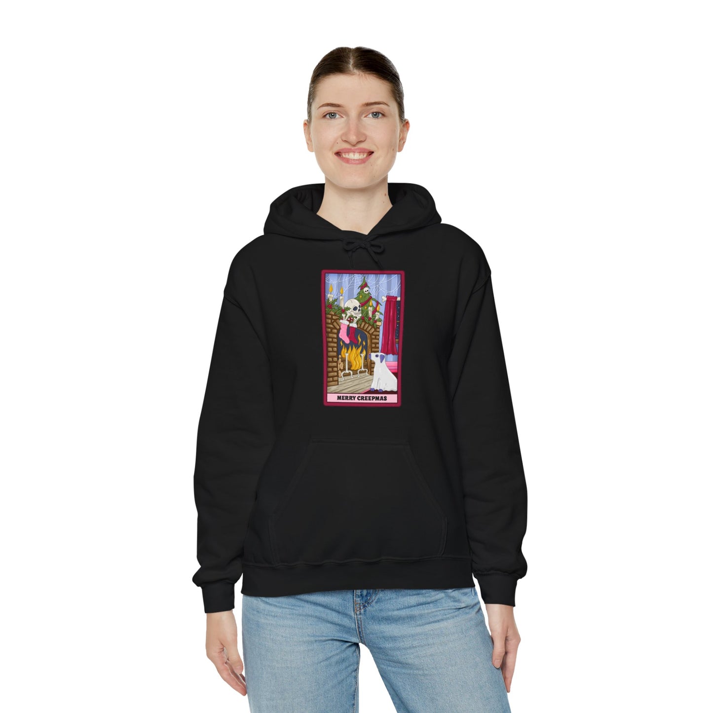 Merry Creepmas: Skeleton Holiday Tarot Hoodie