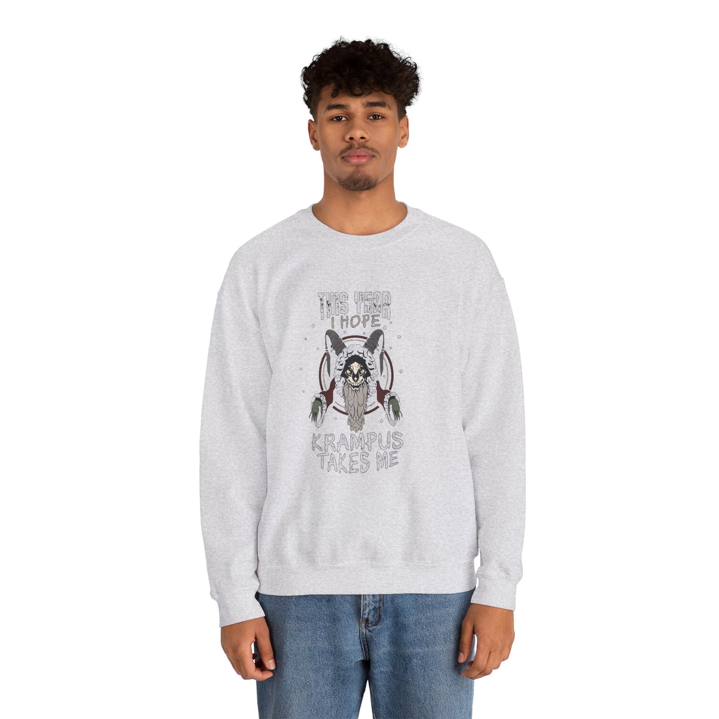 Krampus Takes Me Sweatshirt