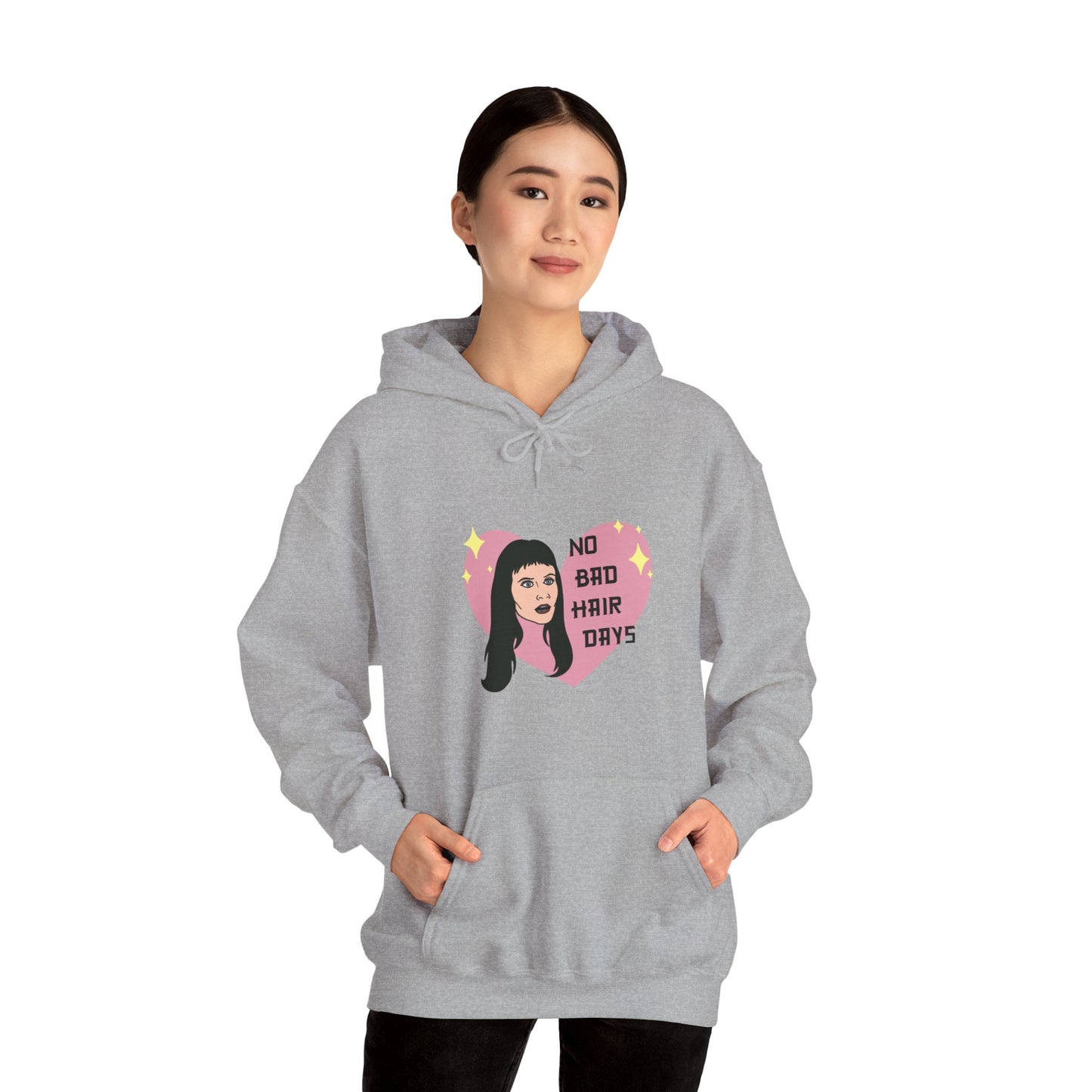 No Bad Hair Days Hoodie