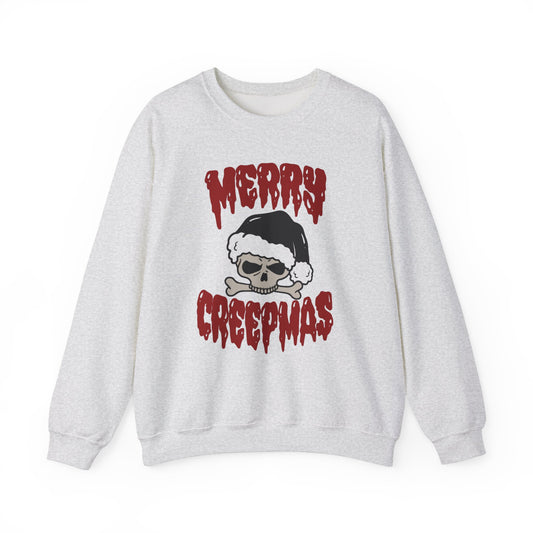 Merry Creepmas Skull Sweatshirt