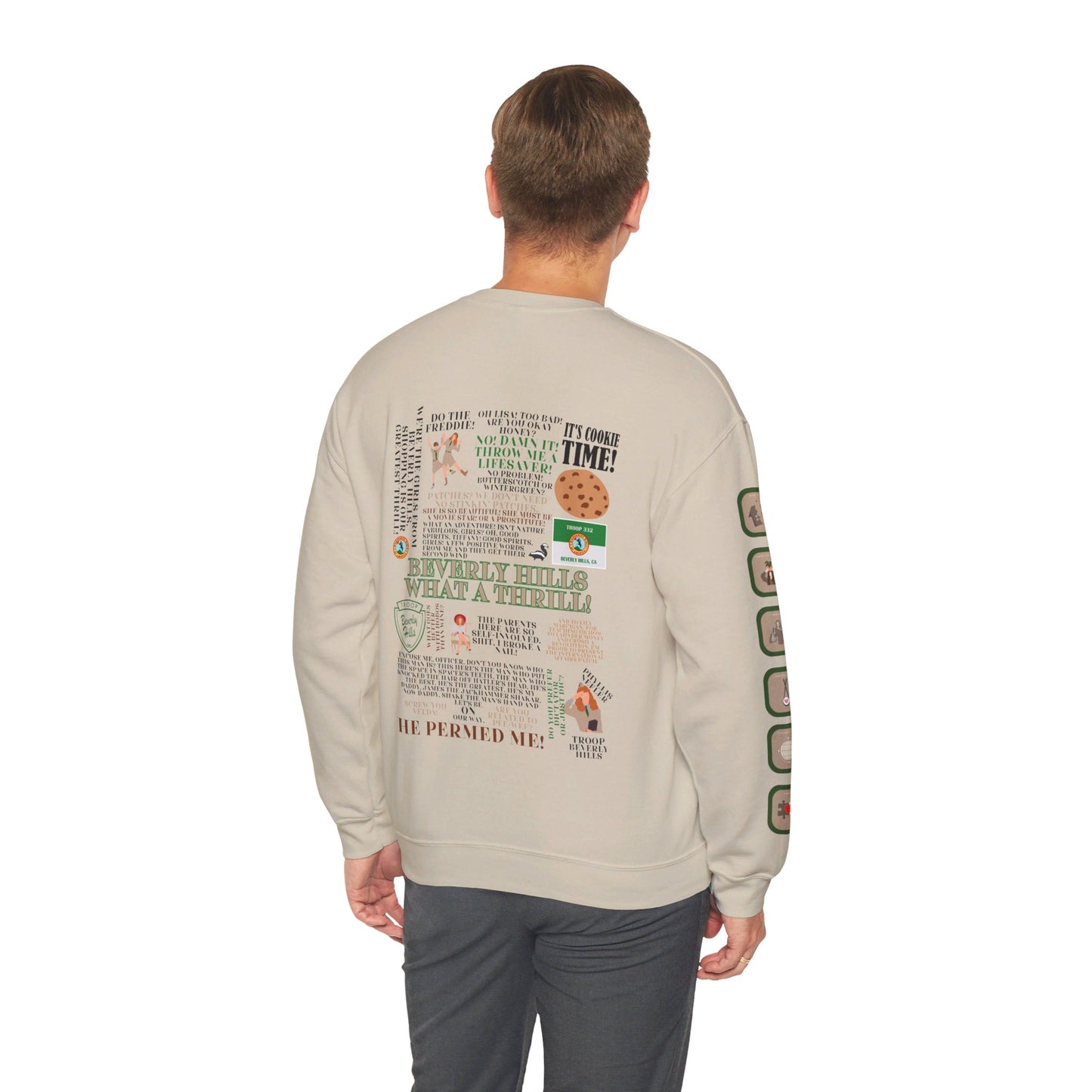 Troop Beverly Hills Quote Pullover - Oodles of Patches