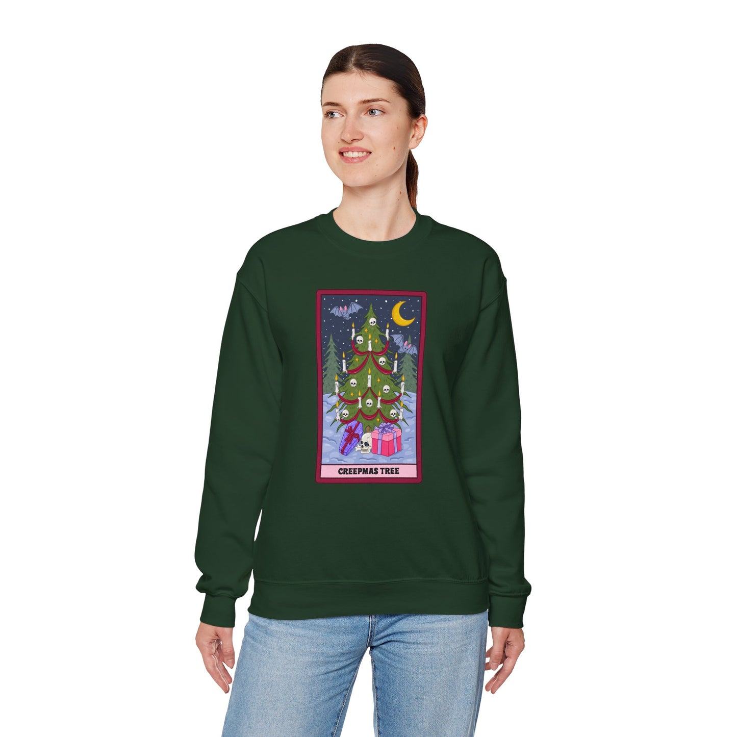 Creepmas Tree: Spooky Holiday Tarot  Pullover