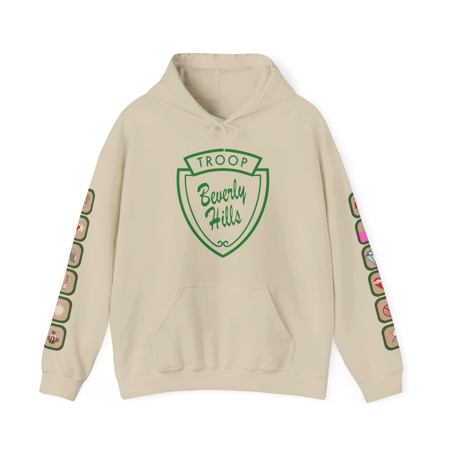 Troop Beverly Hills Logo Only Hoodie - Oodles of Patches