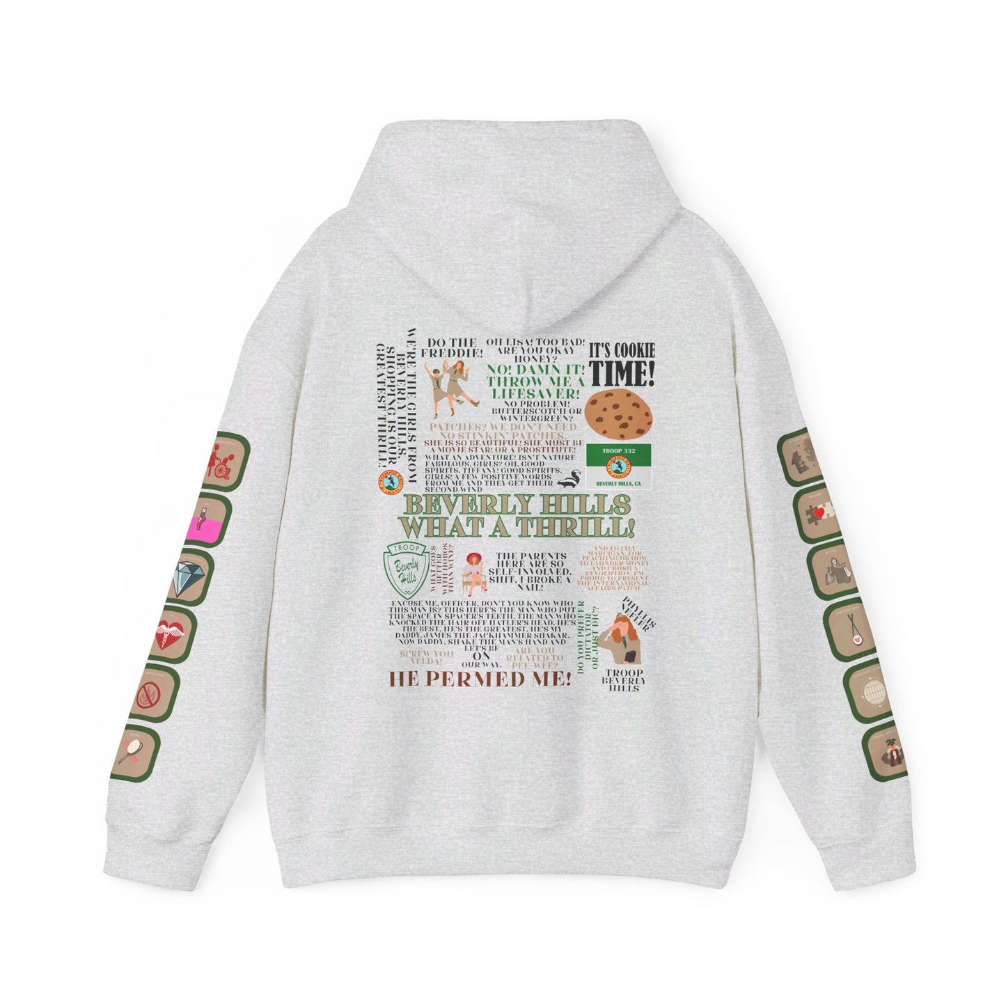 Troop Beverly Hills Quote Hoodie - Oodles of Patches