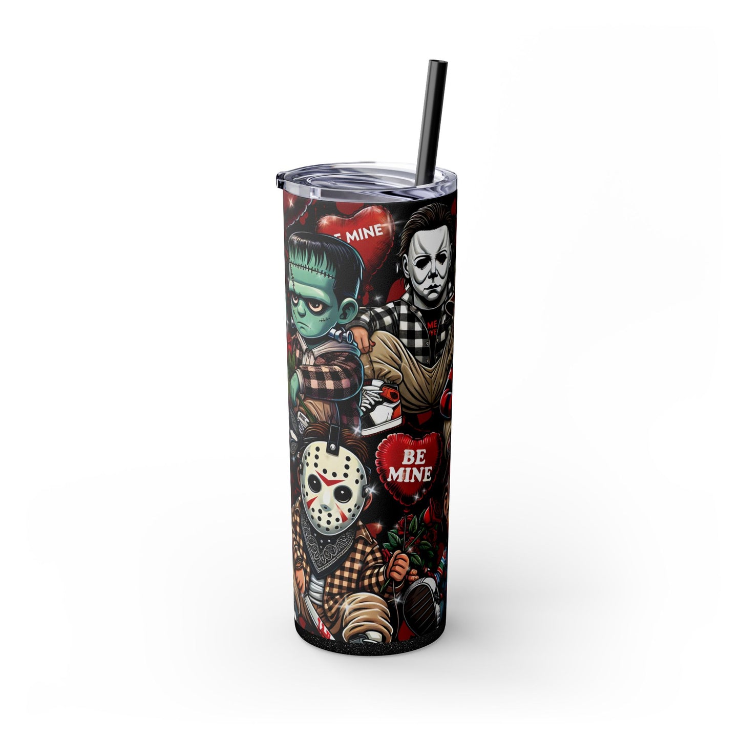 Be Mine Tumbler – Chibi Horror Icons Valentine