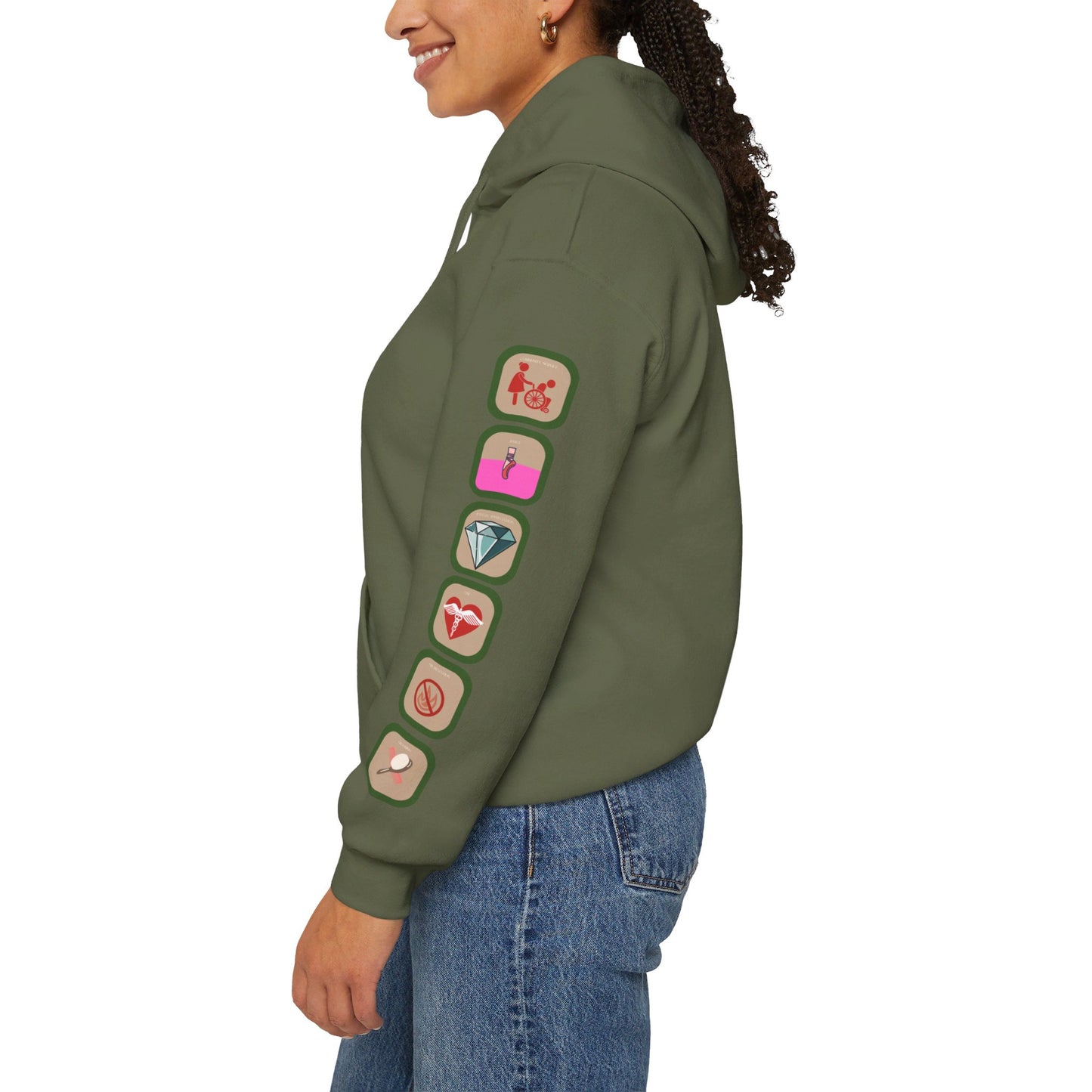 Troop Beverly Hills Logo Only Hoodie - Oodles of Patches