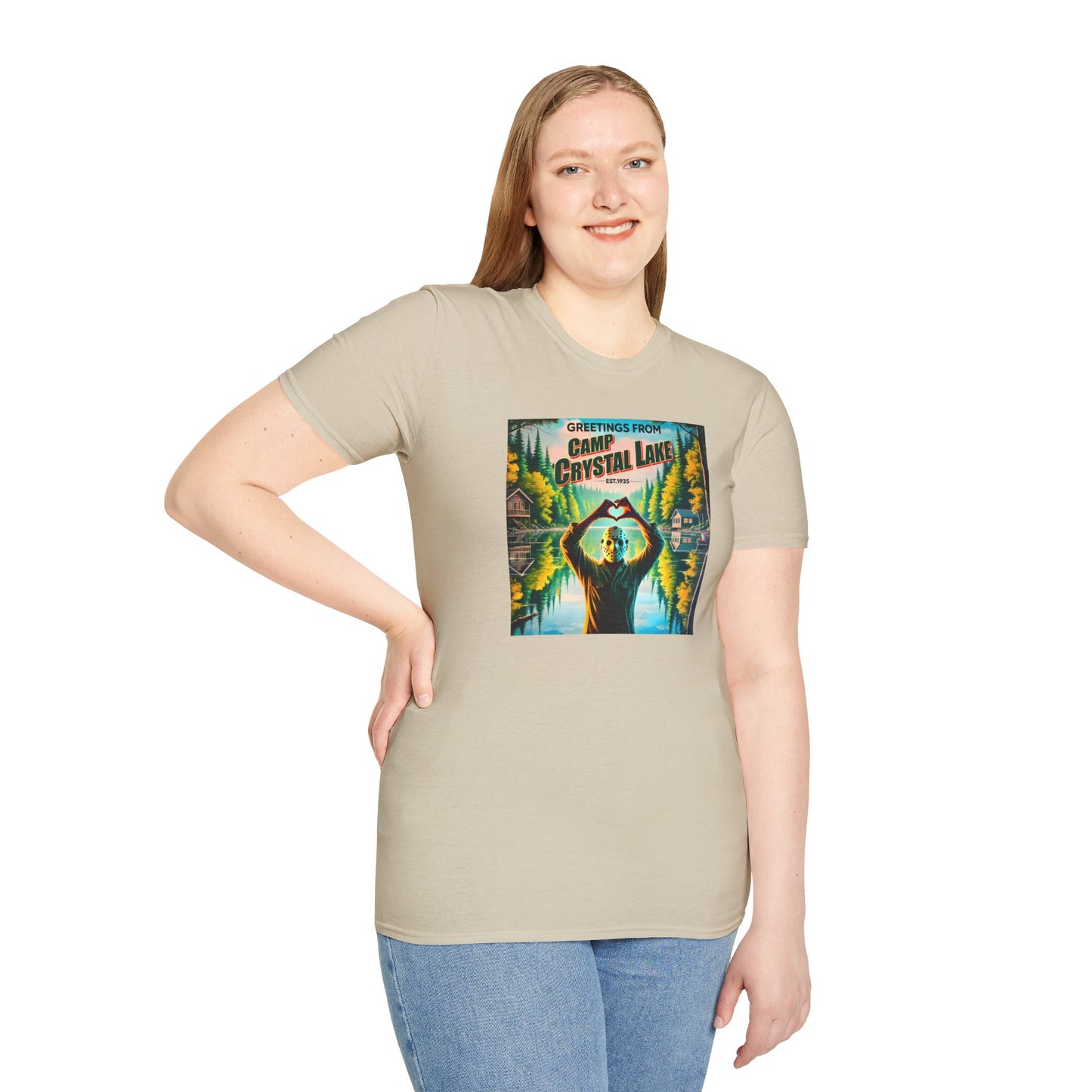 Camp Crystal Lake Greetings Tee