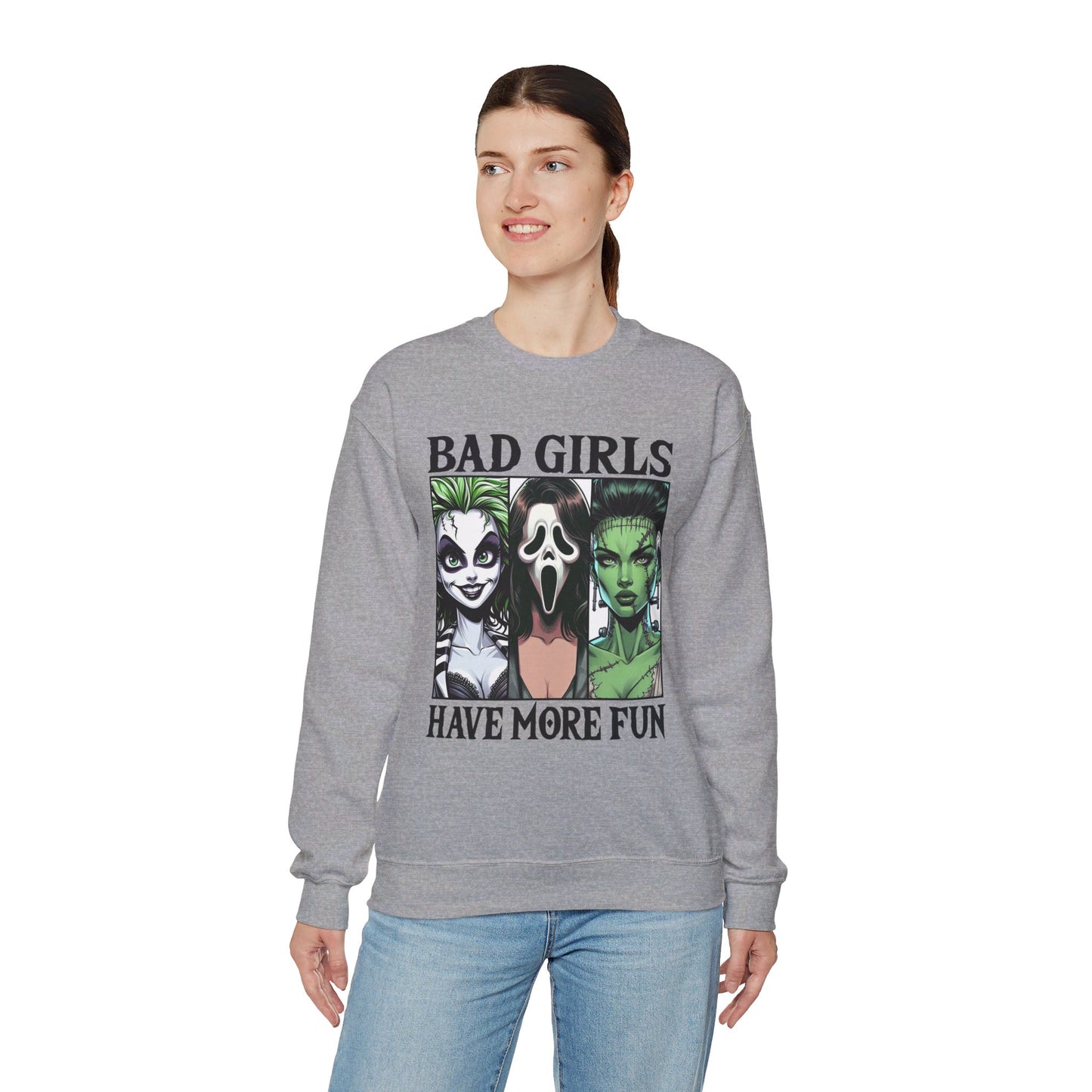 Bad Girls Have More Fun - Ghoulish Trio Pullover