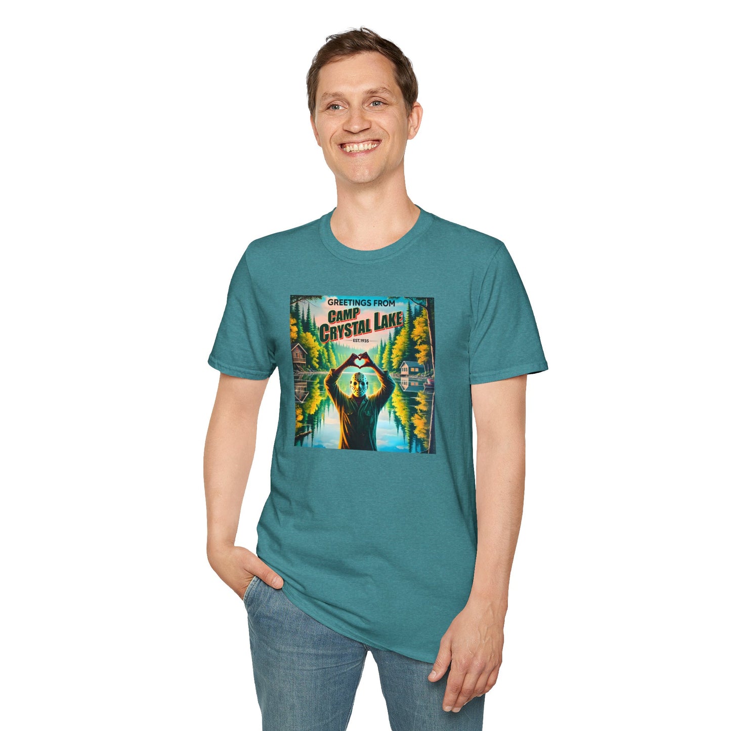 Camp Crystal Lake Greetings Tee