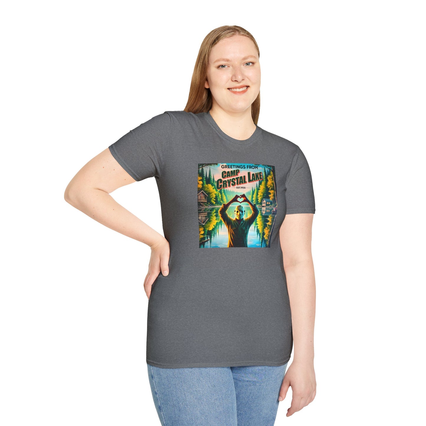 Camp Crystal Lake Greetings Tee