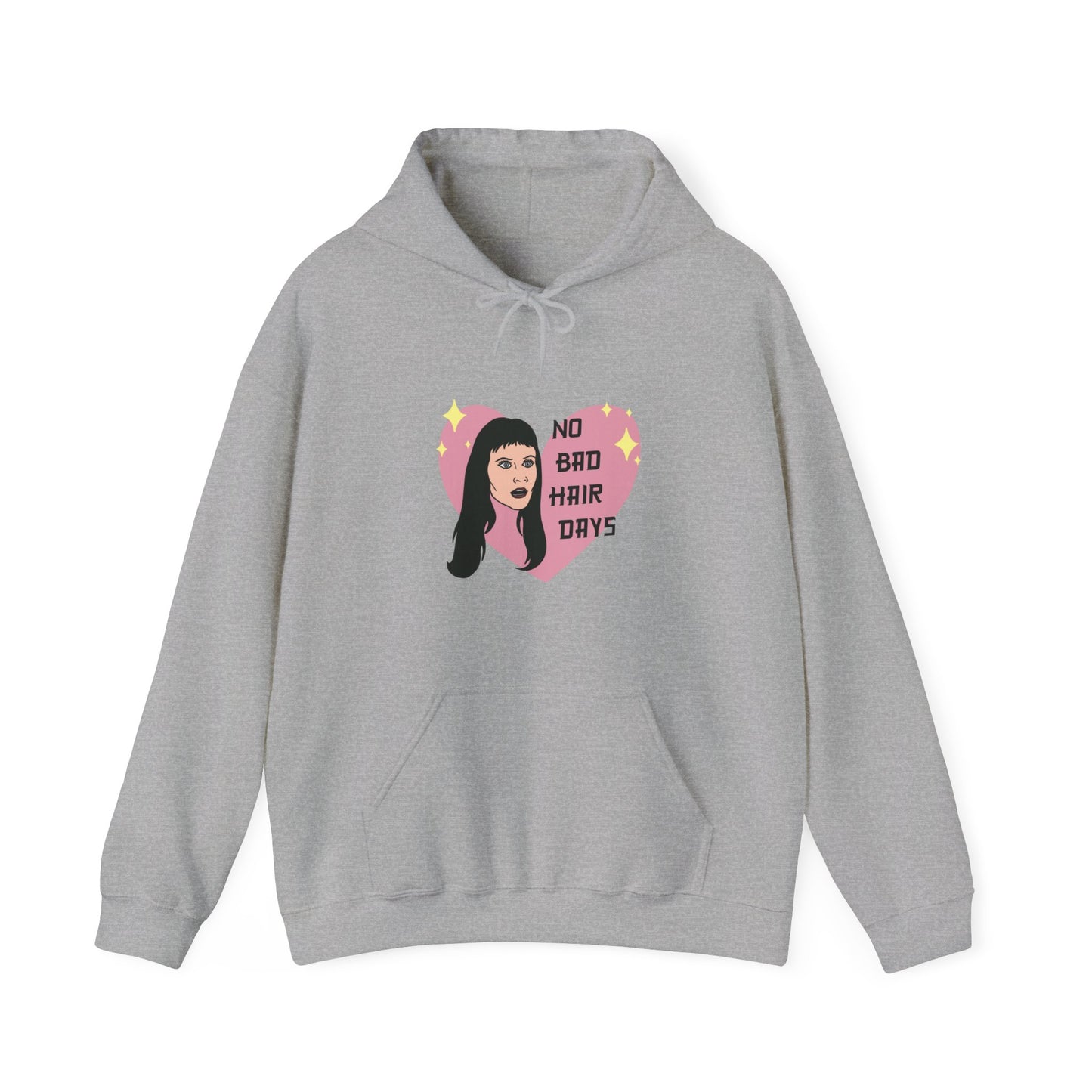 No Bad Hair Days Hoodie