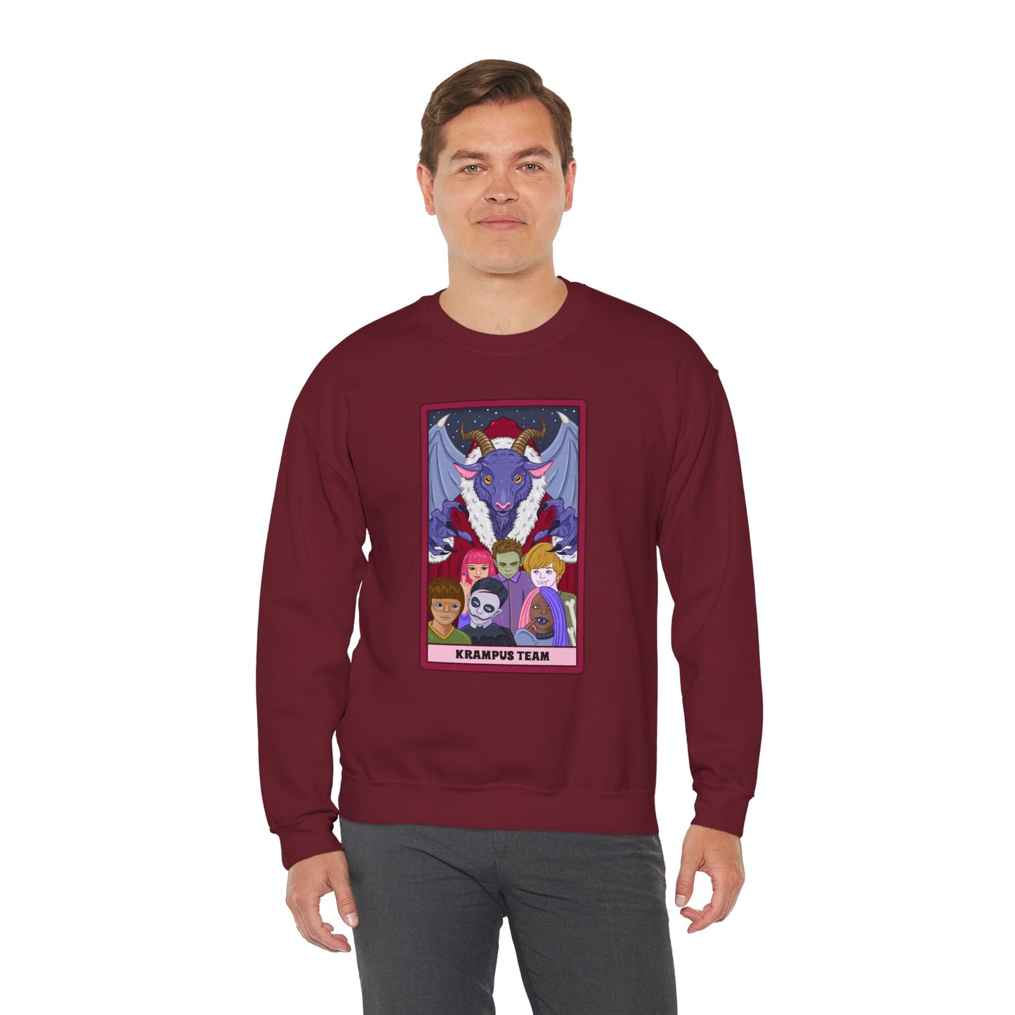 Krampus Team: Spooky Holiday Pullover