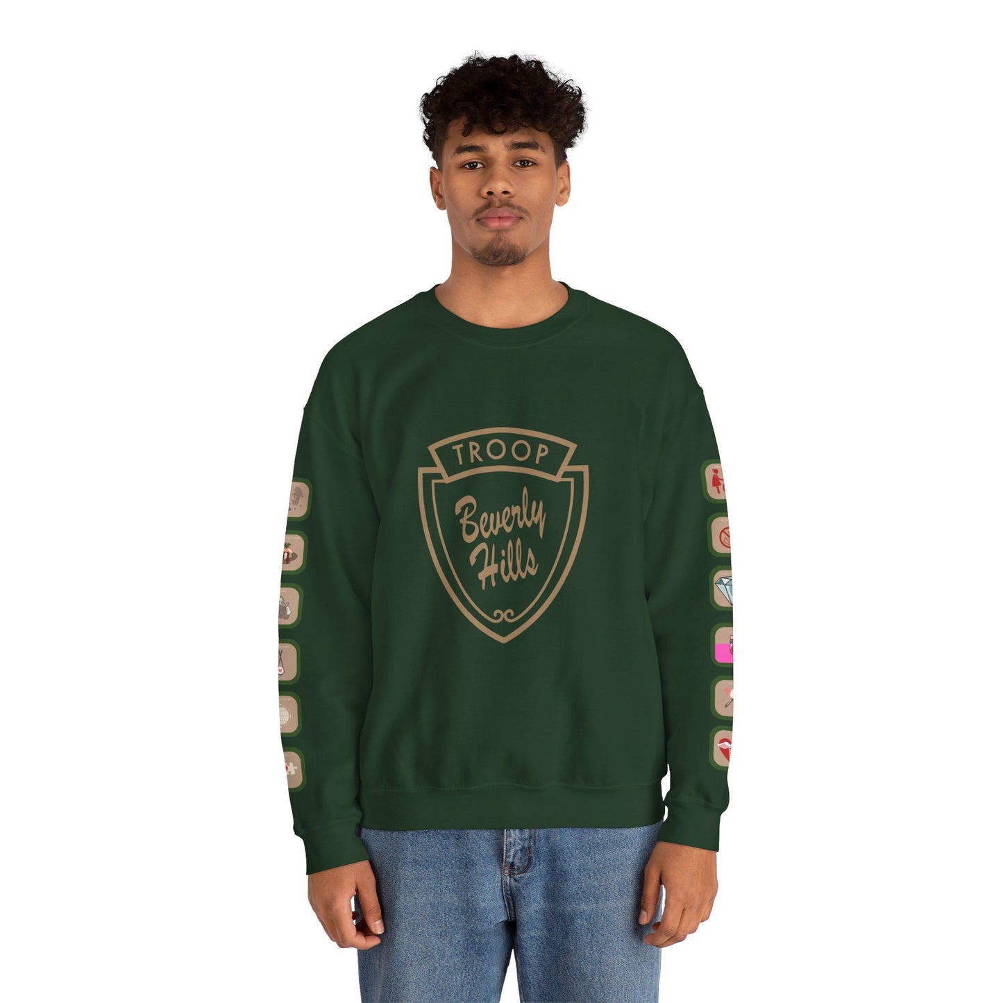 Troop Beverly Hills Quote Pullover - Oodles of Patches